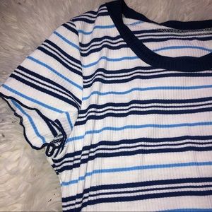 Shades of Blue striped shirt